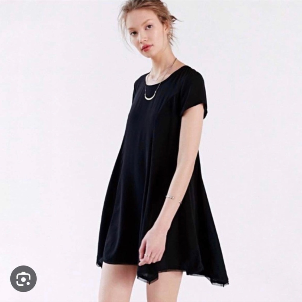 Urban Outfitters black mini swing dress